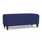 Lesro Siena Lounge Reception Loveseat Bench, Black, OH Cobalt Upholstery SN6001 - alternate 1